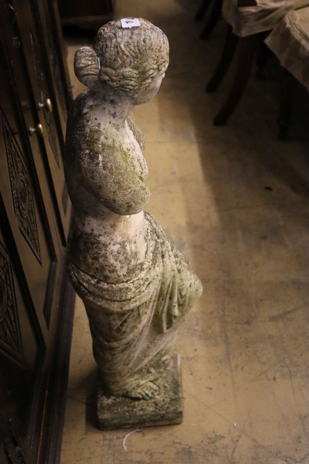A reconstituted stone figure of Venus, height 85cm